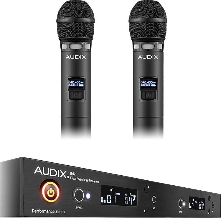 

Беспроводная система Audix AP42 VX5 Dual Handheld Wireless Microphone System (A Band, 522-554 MHz)
