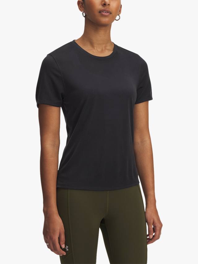 

Футболка для бега Launch Jacquard с коротким рукавом Under Armour, Black/Reflective