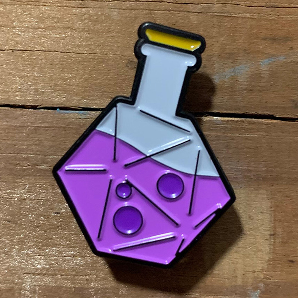 

Аксессуары Creature Curation Enamel Pin: PolyDice Potion - Elixir