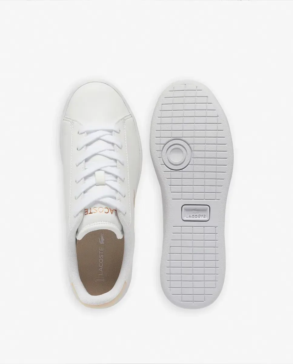 Детские спортивные кроссовки Carnaby Set Lacoste, бежевый — фото 2