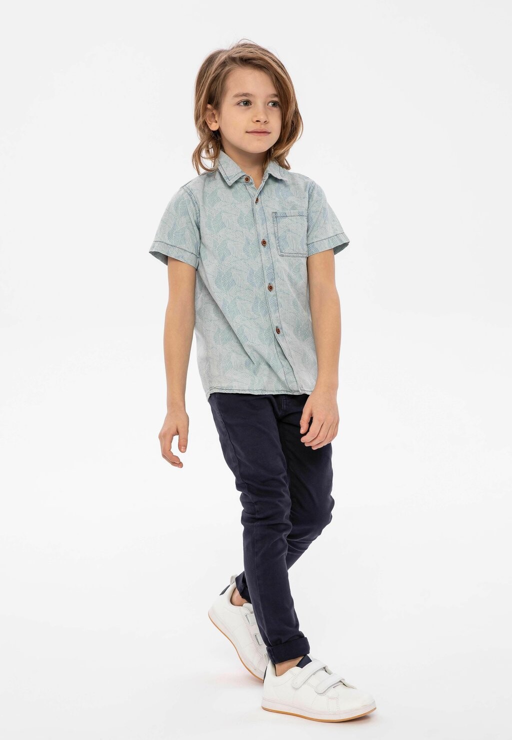 

Рубашка MINOTI, цвет light blue denim