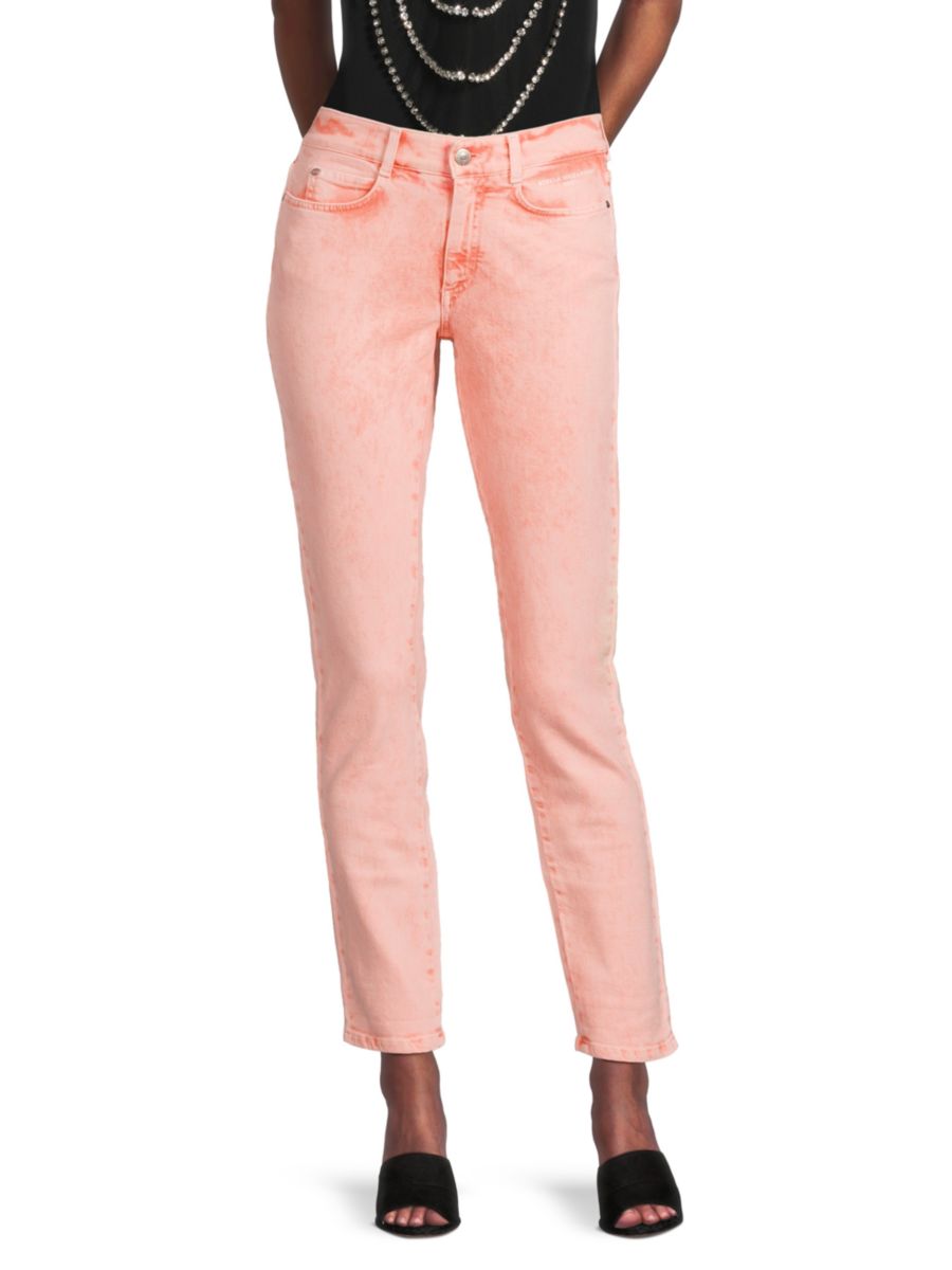 

Узкие джинсы бойфренды Stella McCartney, цвет Peach Denim