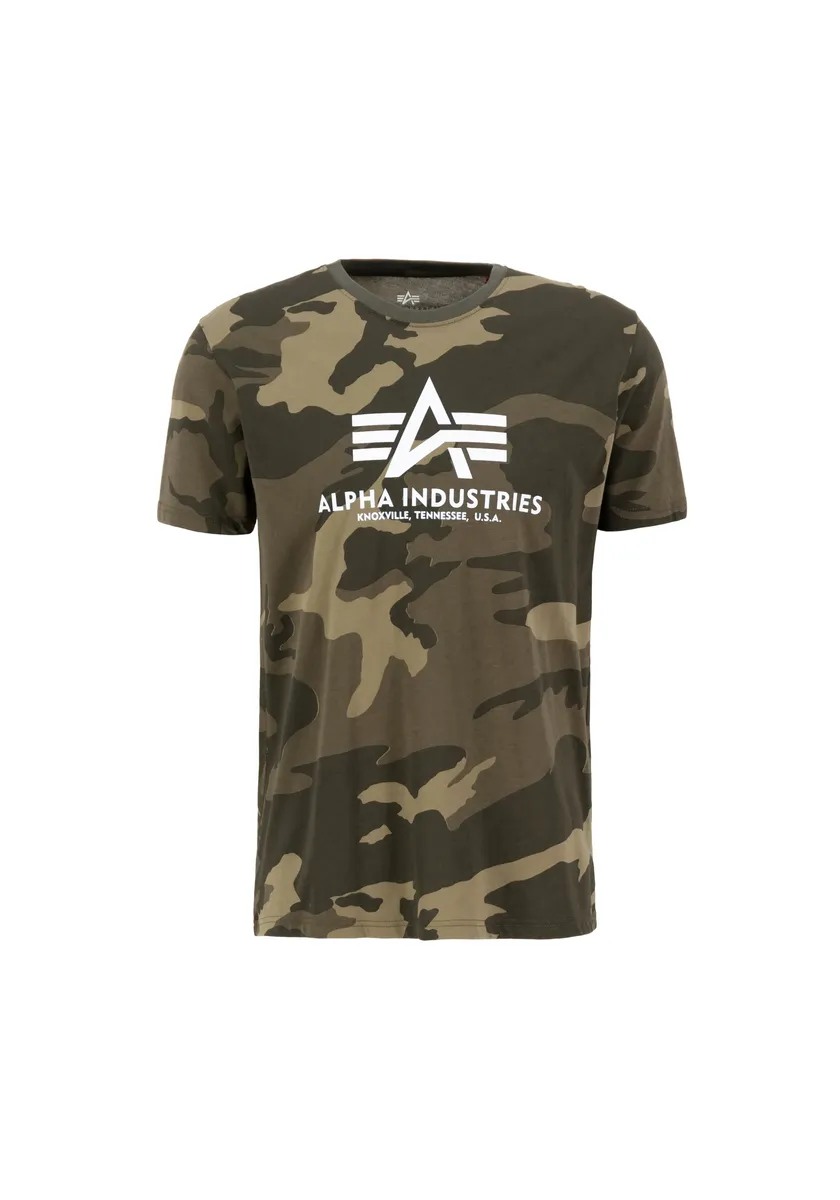

Футболка Alpha Industries " Alpha Industries Мужчины - Футболки Базовая футболка Камуфляж", оливковый
