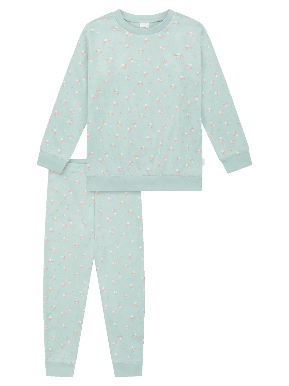 Пижама Girls World, Schiesser, мятный