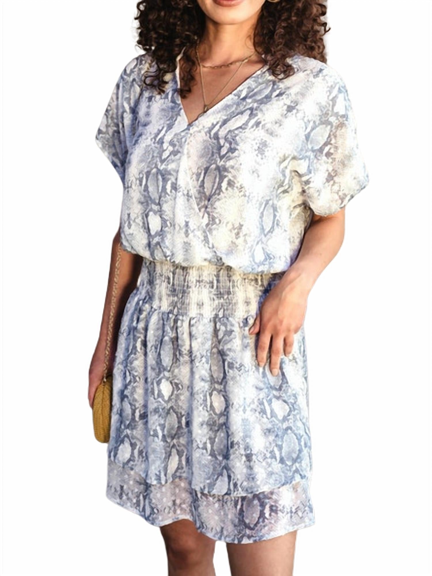 

Платье Odelia Smocked серого цвета Veronica M