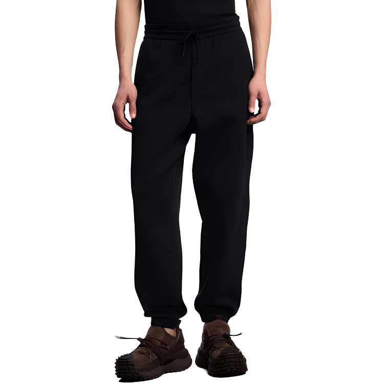 Спортивные брюки Asv Double Jersey на шнуровке Emporio Armani, черный — фото 3