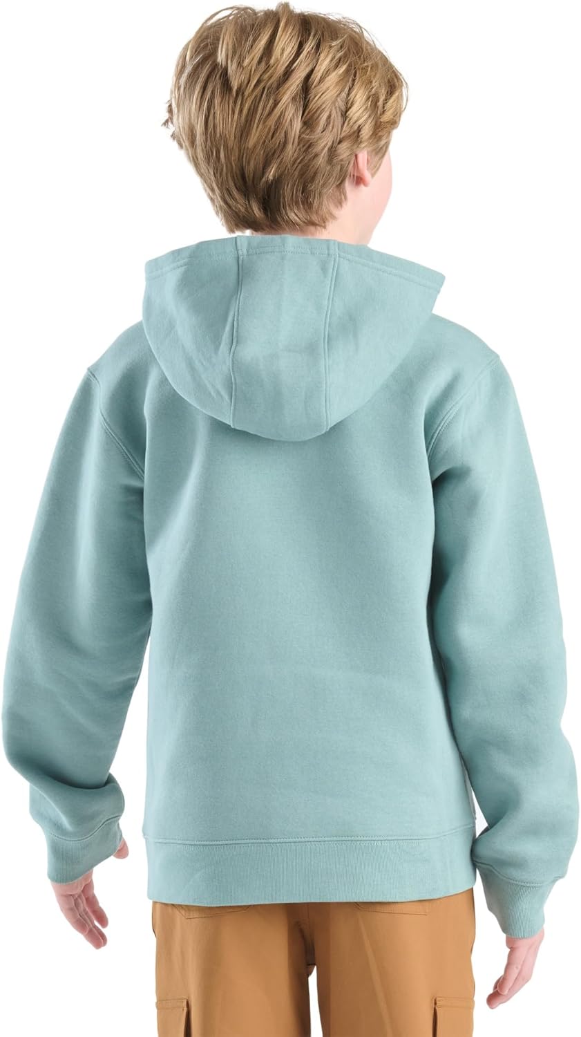 Детская толстовка Carhartt CA6272 с длинными рукавами и принтом - для мальчиков, Patina — фото 3