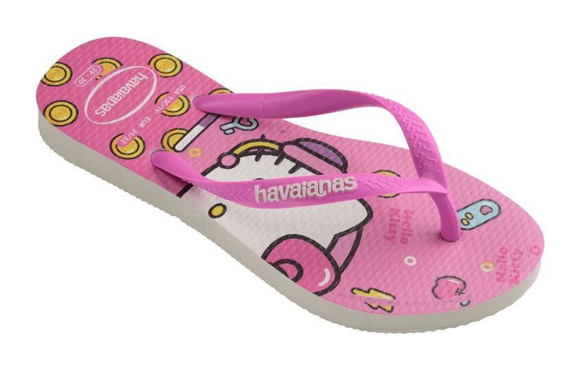 Детские шлепанцы детские розовые Havaianas, розовый — фото 3
