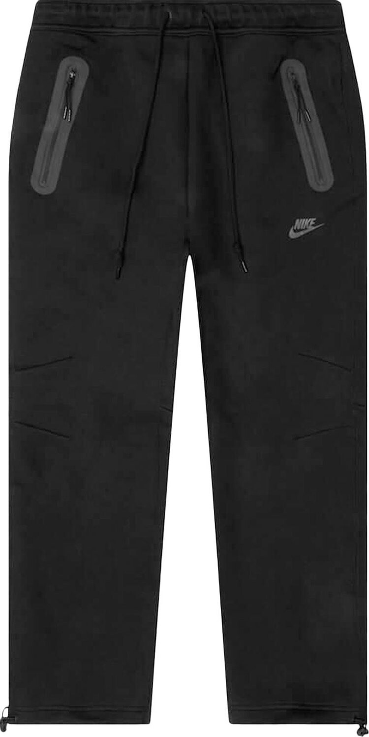 

Спортивные брюки Nike Sportswear Tech Fleece Open-Hem 'Black/Black', черный