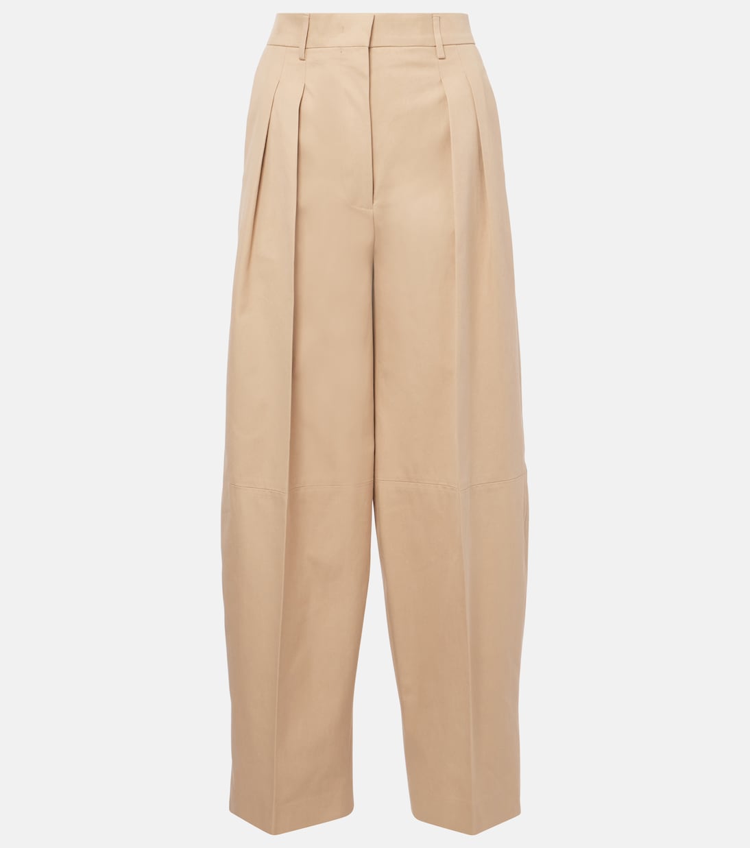 

Даш хлопковые широкие брюки с высокой талией Altuzarra, Sepia