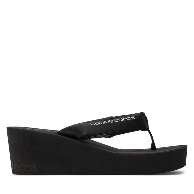 

Сандалии Calvin Klein Jeans Beach Wedge Sandal Padded Ny YW0YW01397 Black/Bright White 0GM, черный