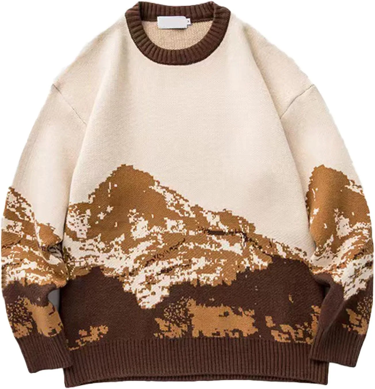 

Винтажный свитер Coriresha с цветными блоками