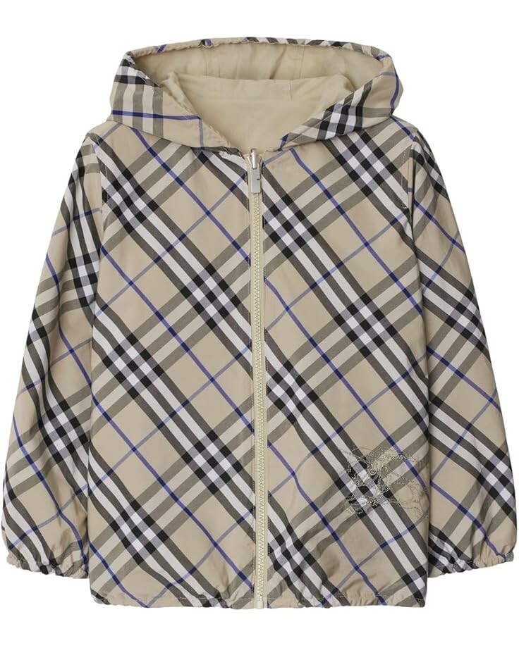 

Куртка Burberry Kids Rufus Check Jacket, цвет Lichen IP Check