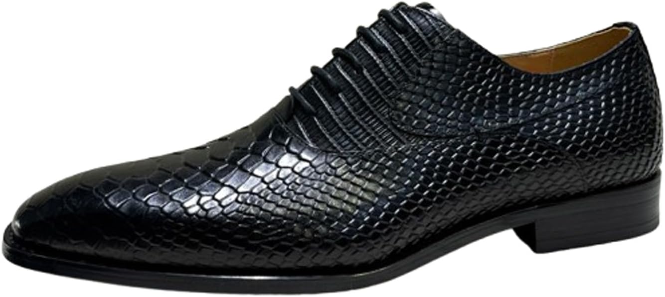 

Мужские классические туфли Santimon из натуральной кожи с отделкой Oxfords, шнуровка, роскошная повседневная обувь для работы, свадьбы и вечеринок, черный