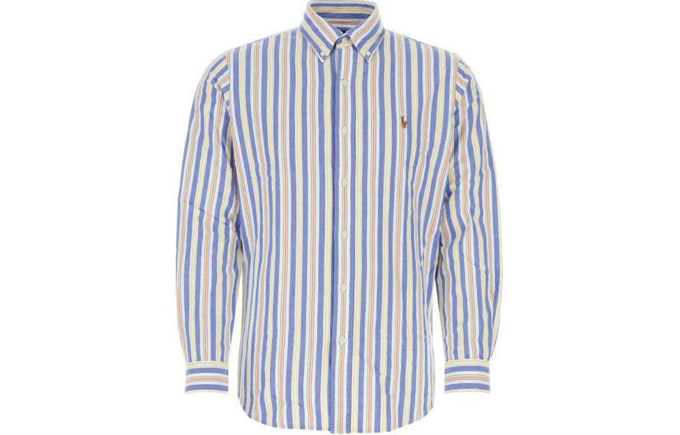 Рубашка в полоску custom fit Polo Ralph Lauren, белый