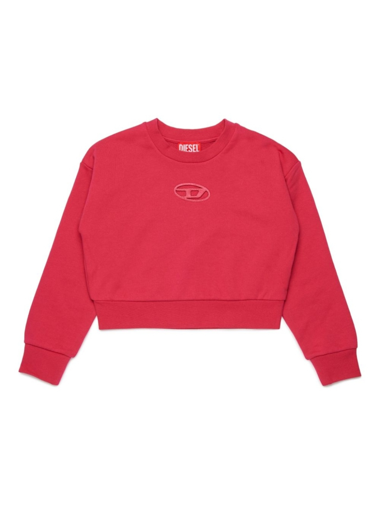 

Diesel Kids толстовка с логотипом Oval D, розовый