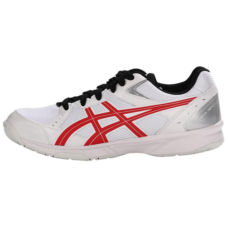 ASICS Тренировочные кроссовки River CS низкие устойчивые к истиранию unisex белый красный — фото 3
