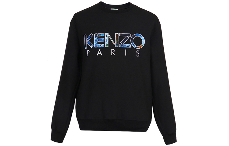 

Kenzo Мужская толстовка с круглым вырезом, черная, средней толщины, стандартного размера