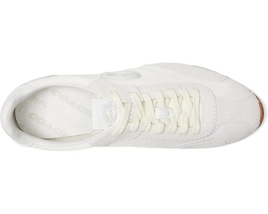 Кроссовки COACH Flat Sneakers, Optic White/Grey — фото 2