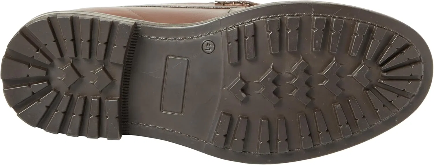 Мужские кожаные лоферы JACK & JONES Jfwtim Hi Shine, Cognac — фото 2