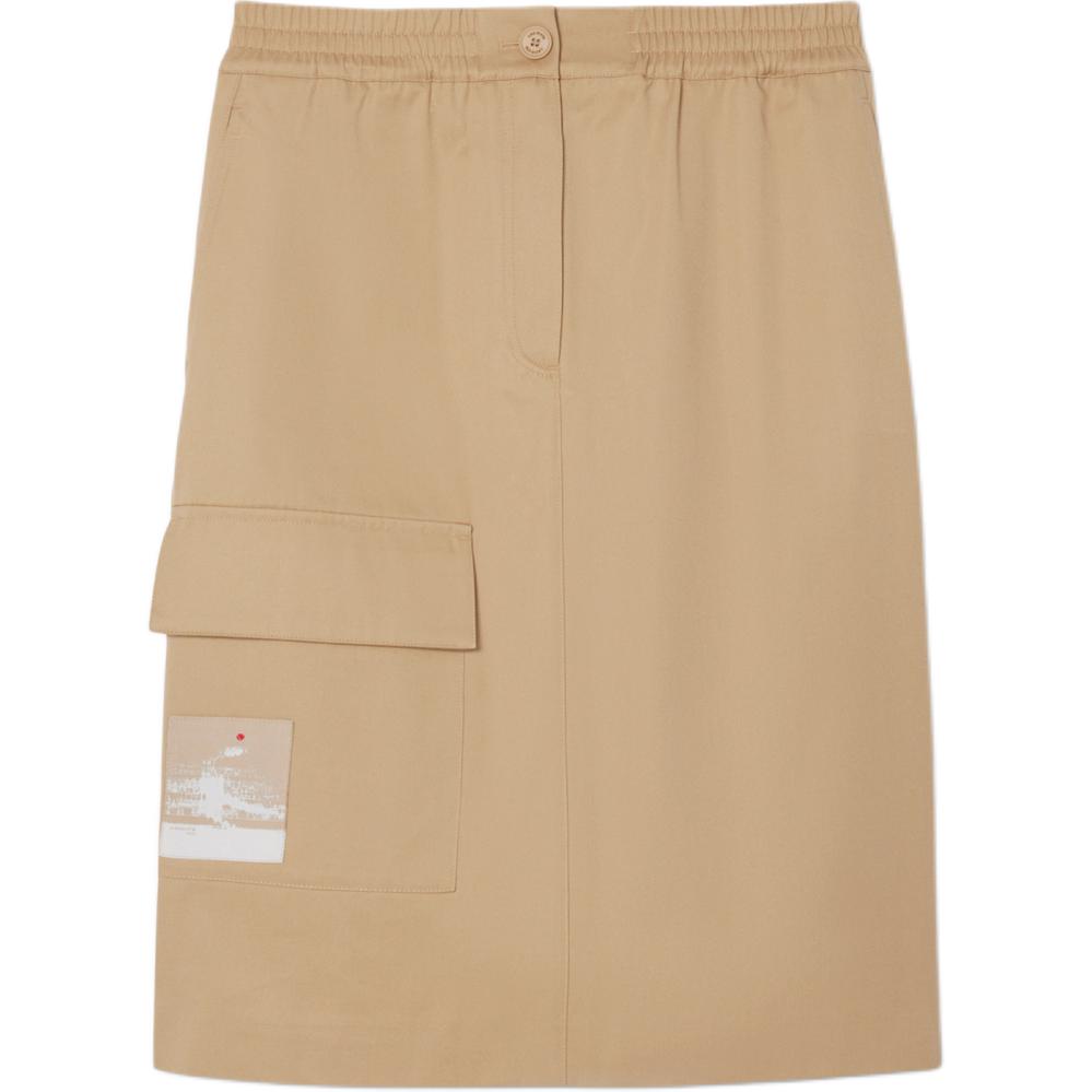 

Повседневная длинная юбка Women's Beige LACOSTE, бежевый