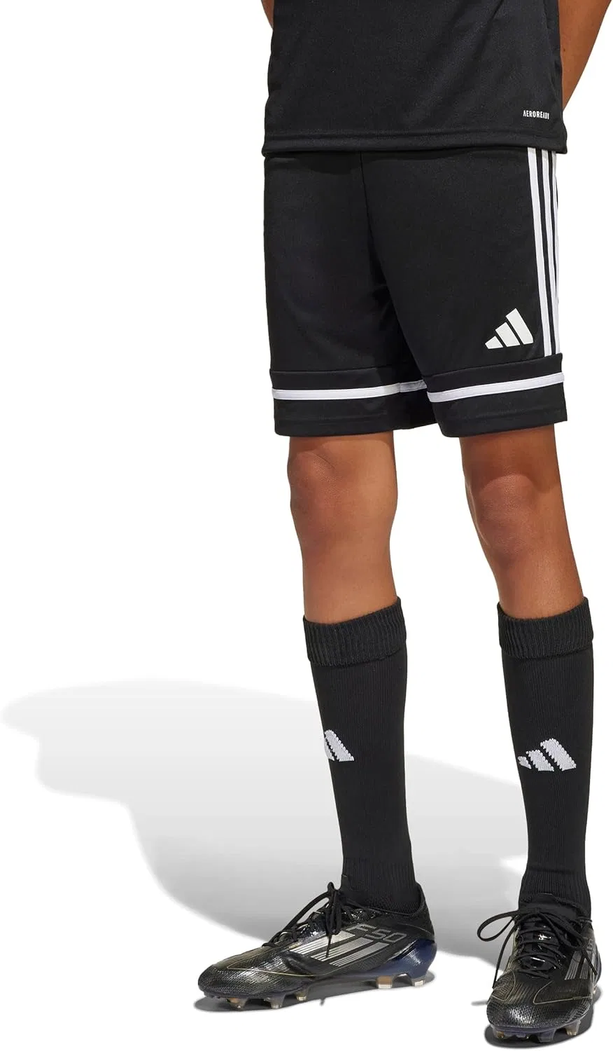 Adidas Originals Детские шорты Adidas Squadra 25, черный/черный/белый