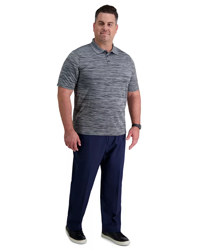 

Брюки Big & Tall Cool Right Performance Flex Classic Fit с плоской передней частью Haggar, синий
