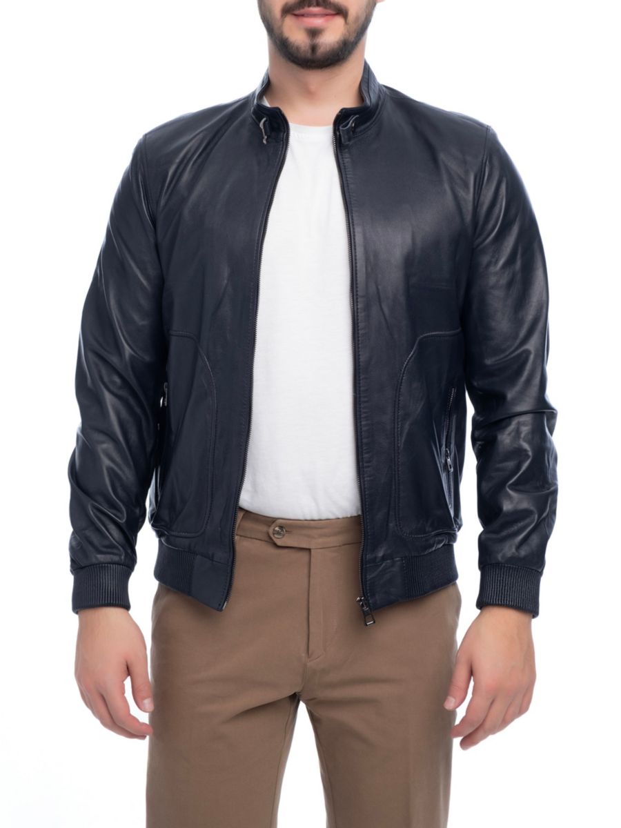 

Кожаная куртка-бомбер Vellapais, цвет Navy Blue, Синий, Кожаная куртка-бомбер Vellapais, цвет Navy Blue