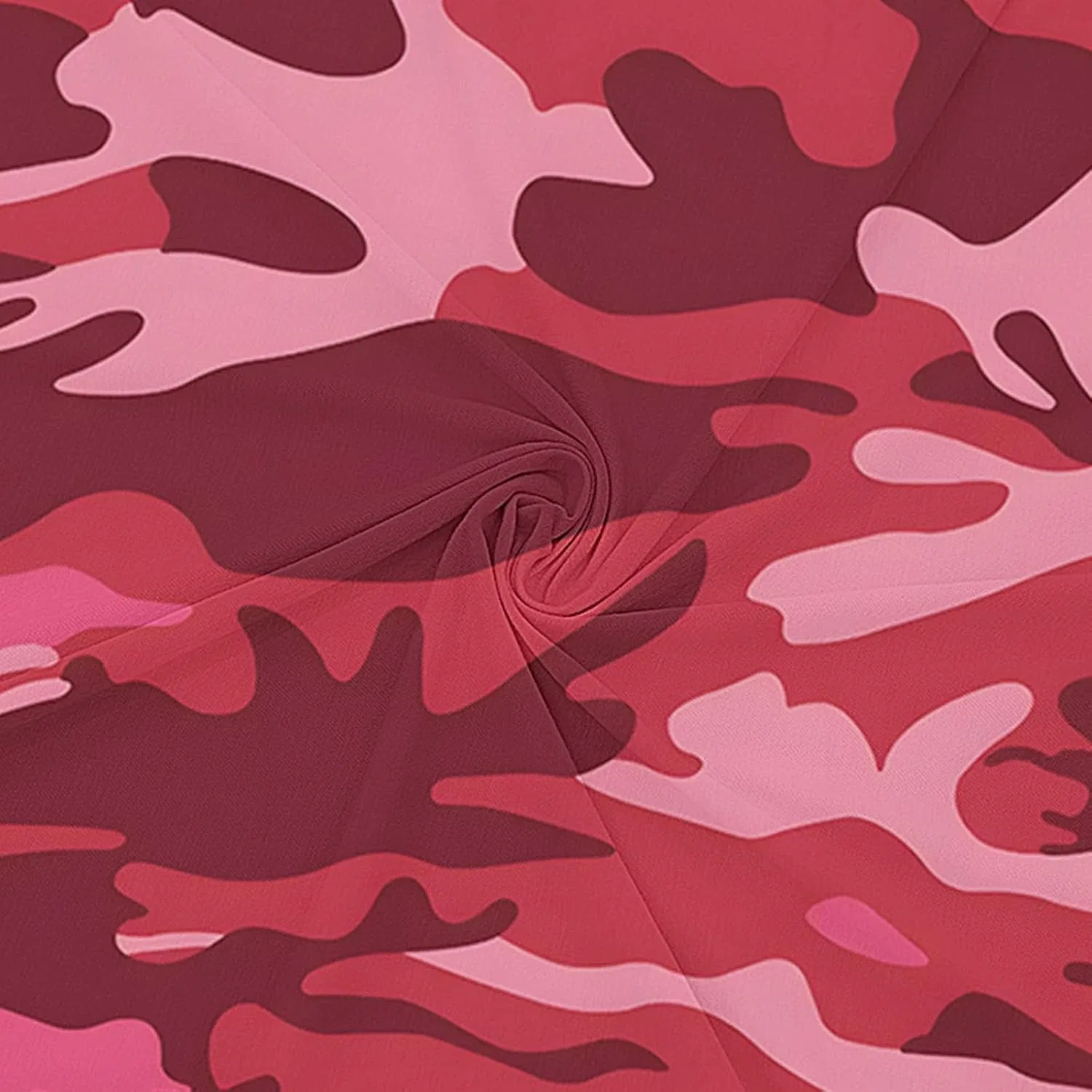 Мужской худи-топ с камуфляжем, хлопок, Hot Pink#74-camouflage — фото 4