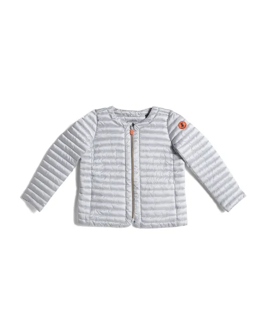 

Стеганая куртка Vela для девочек Save The Duck, серый