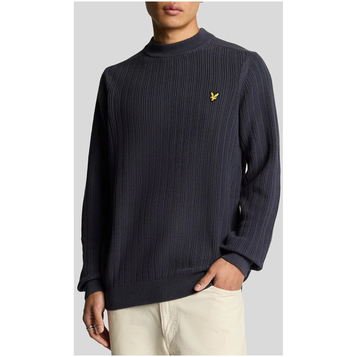 

Джемпер Lyle & Scott в рубчик, серый