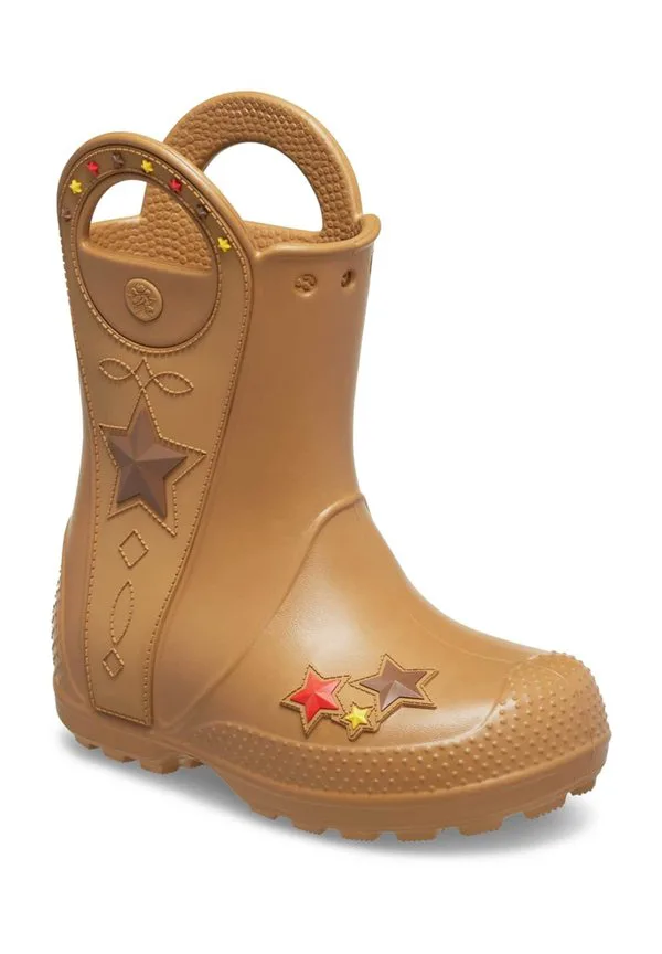 Справьтесь с этим, ковбойские сапоги и резиновые сапоги Crocs, Umber — фото 2