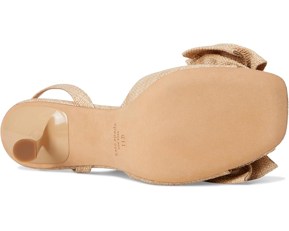 Туфли Kate Spade New York Beau Raffia Heeled Sandals, цвет Natural — фото 3