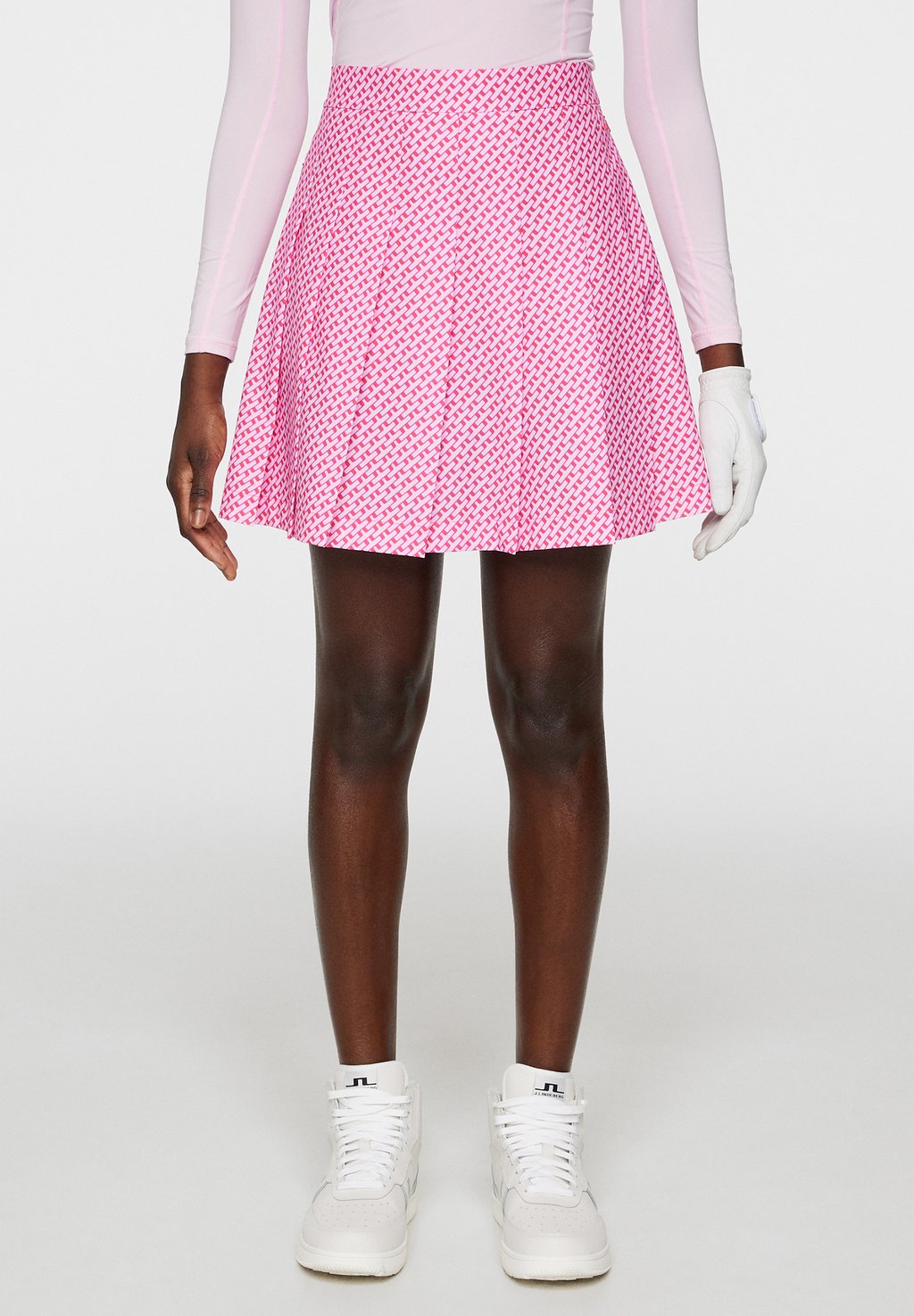

Юбка плиссированная ADINA PRINT - Mini skirt J.LINDEBERG Sports, розовый