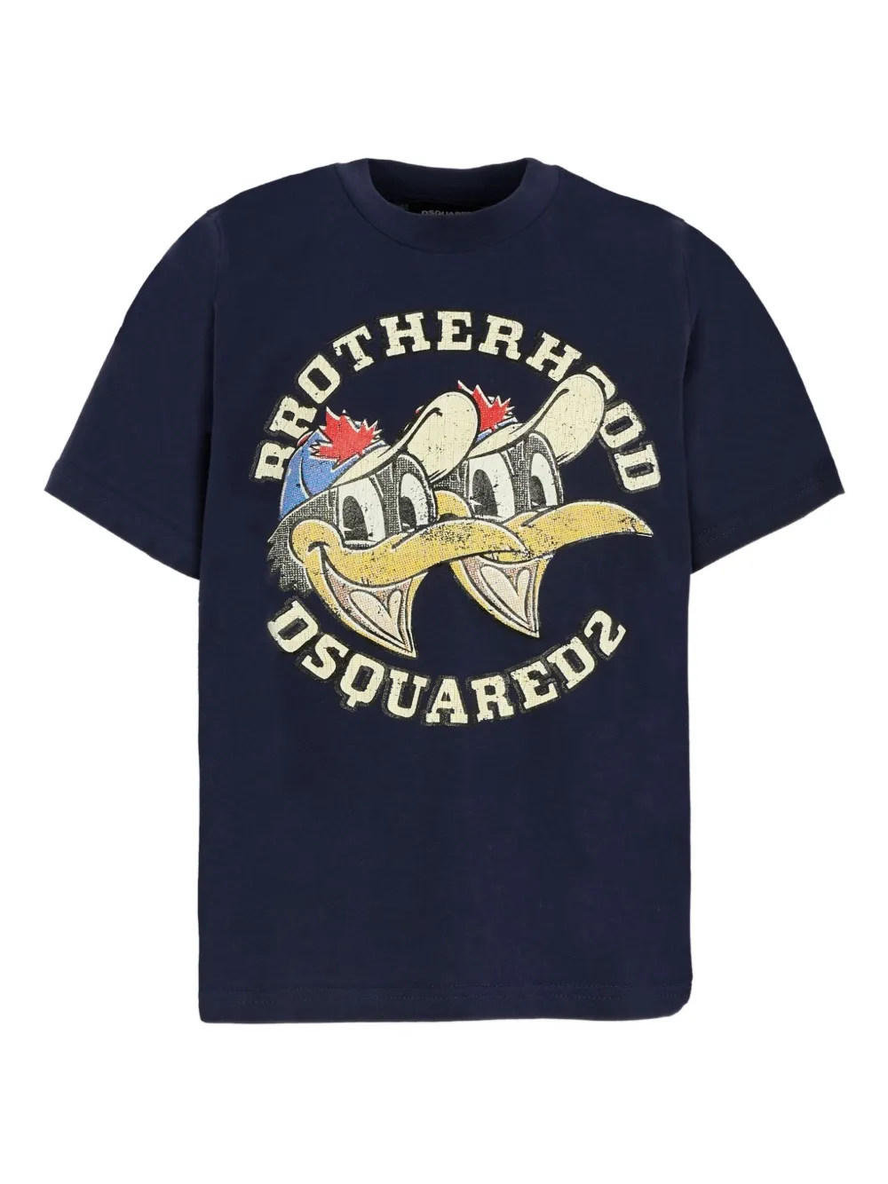

Футболка Brotherhood с принтом в виде утки DSQUARED2 KIDS, синий