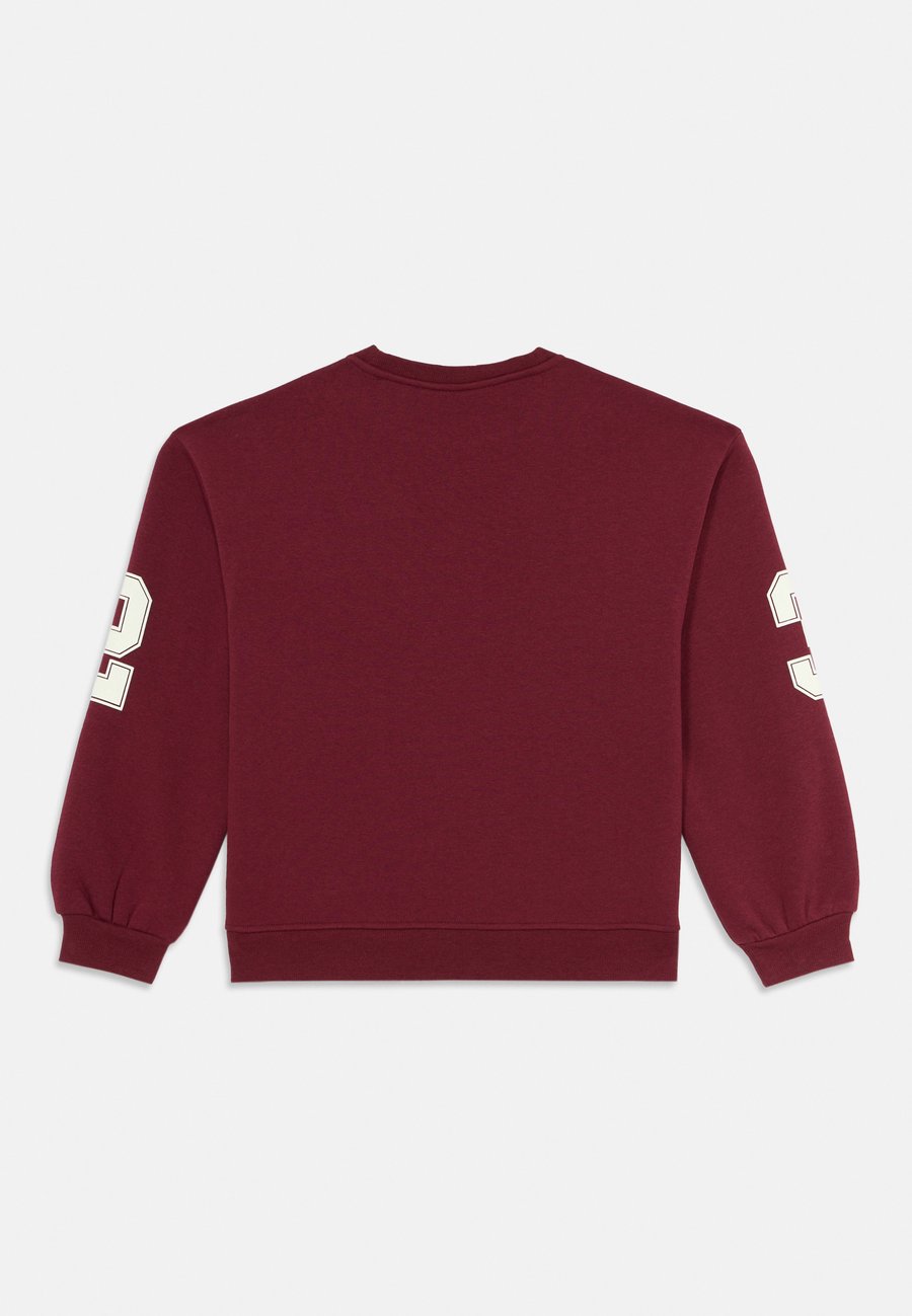 Толстовка ONLY GIRLS KOGVICTORY LIFE O NECK, Cabernet/Bordeaux — фото 2