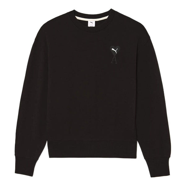 

Толстовка x ami sweatshirt 'black' Puma, черный