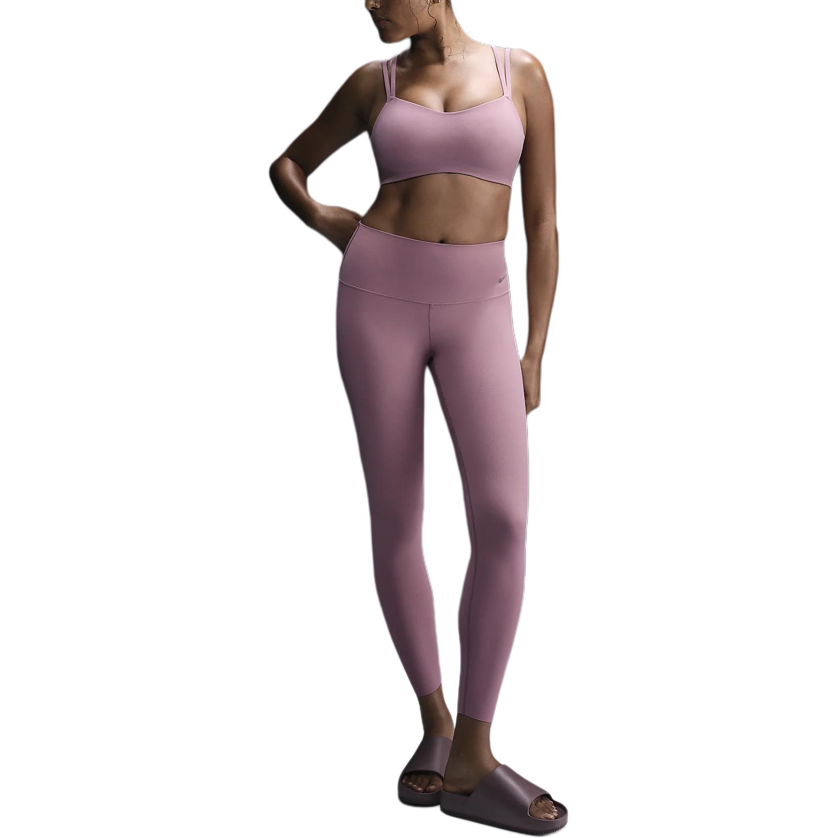 Zenvy Women's High Waisted 7/8 Leggings Nike, фуксия — фото 4