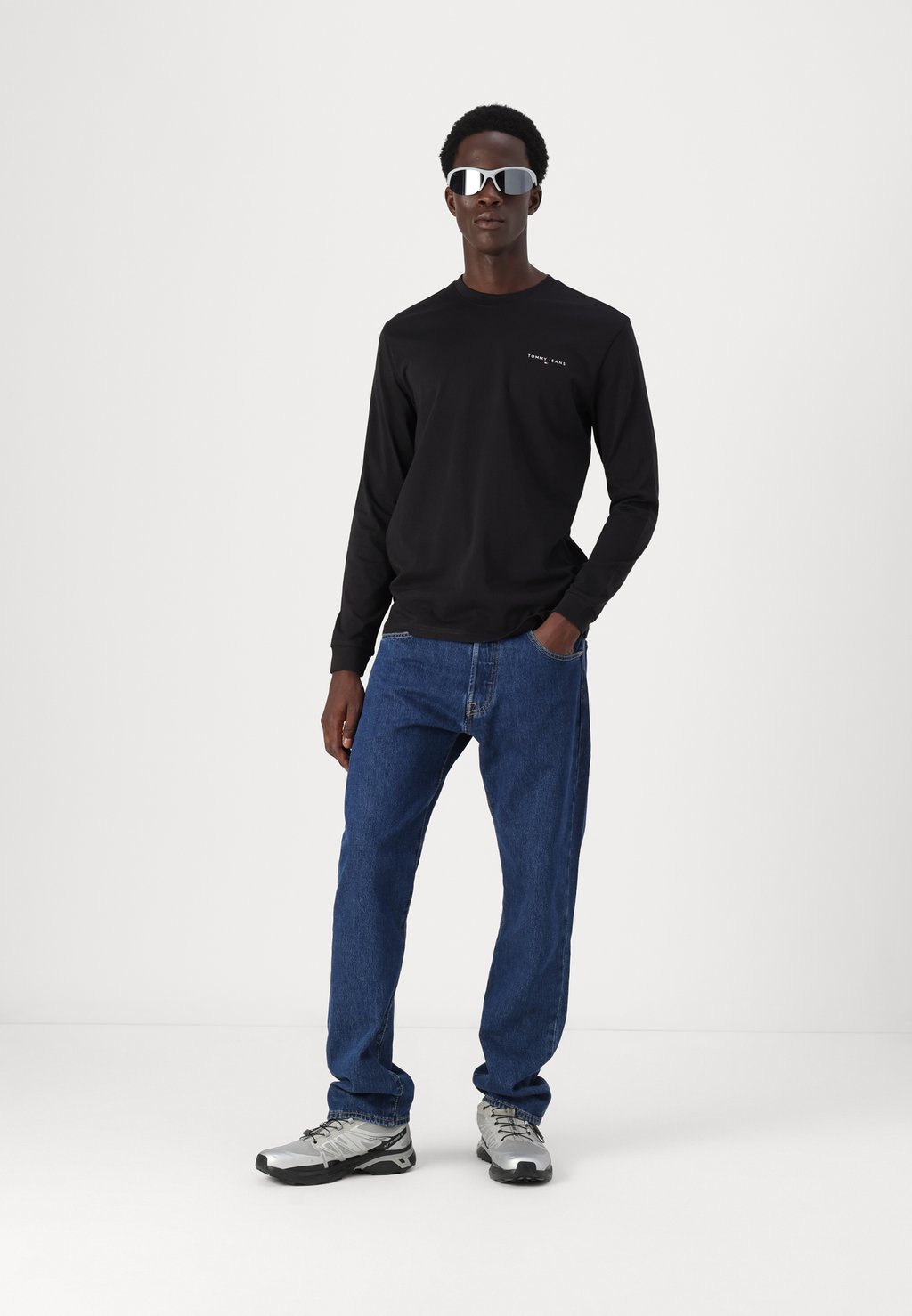 

Топ с длинными рукавами LINEAR CHEST TEE Tommy Jeans, черный