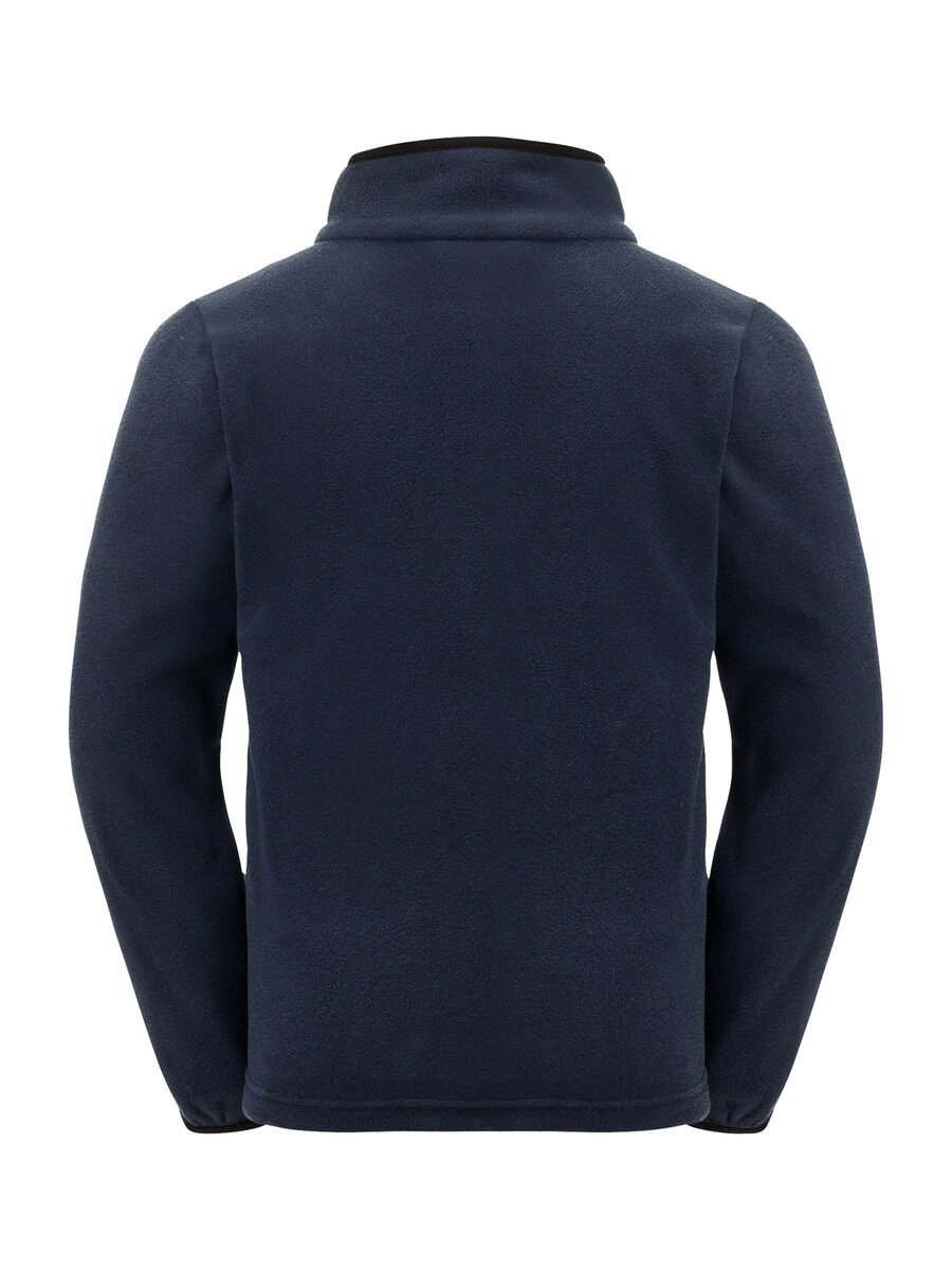 Свитер с капюшоном на молнии JACK WOLFSKIN Athletic Fleece Jacket Taunus, ночной синий — фото 2