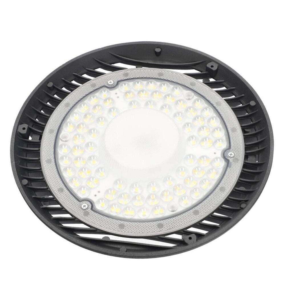 

Промышленный светодиодный светильник Highbay LED VITI PRO, 100Вт, 4000К, 12640лм, IP44, 220-240В, EDO777605, черный