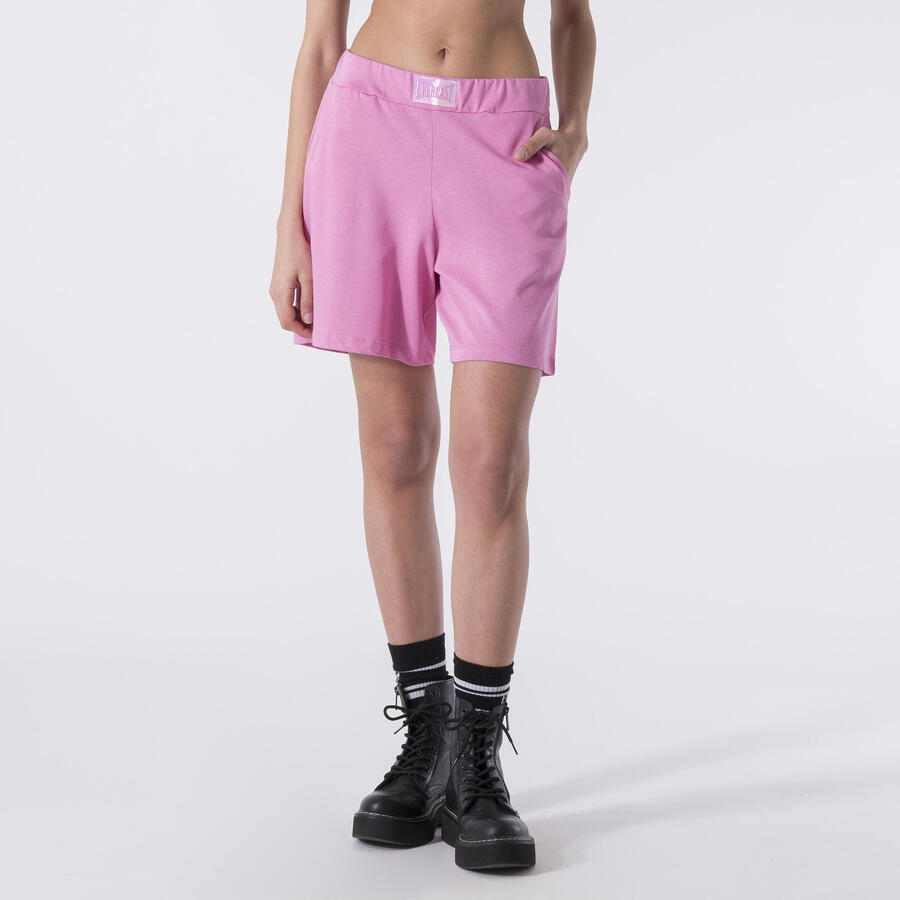 

EVERLAST СПОРТИВНЫЕ БРЮКИ ИЗ ПЛОТНОГО ДЖЕРСИ ЦВЕТА ФУКСИЯ-РОЗОВЫЙ ХЛОПОК