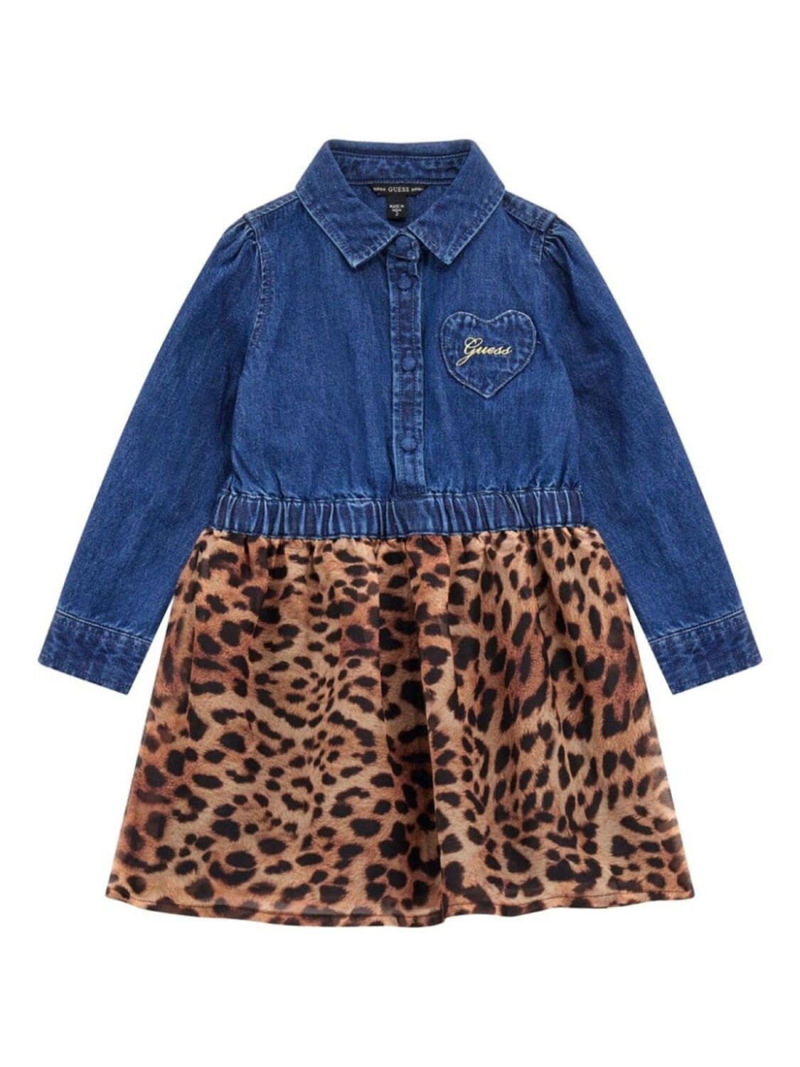 

Guess kids платье с пуговицами, синий