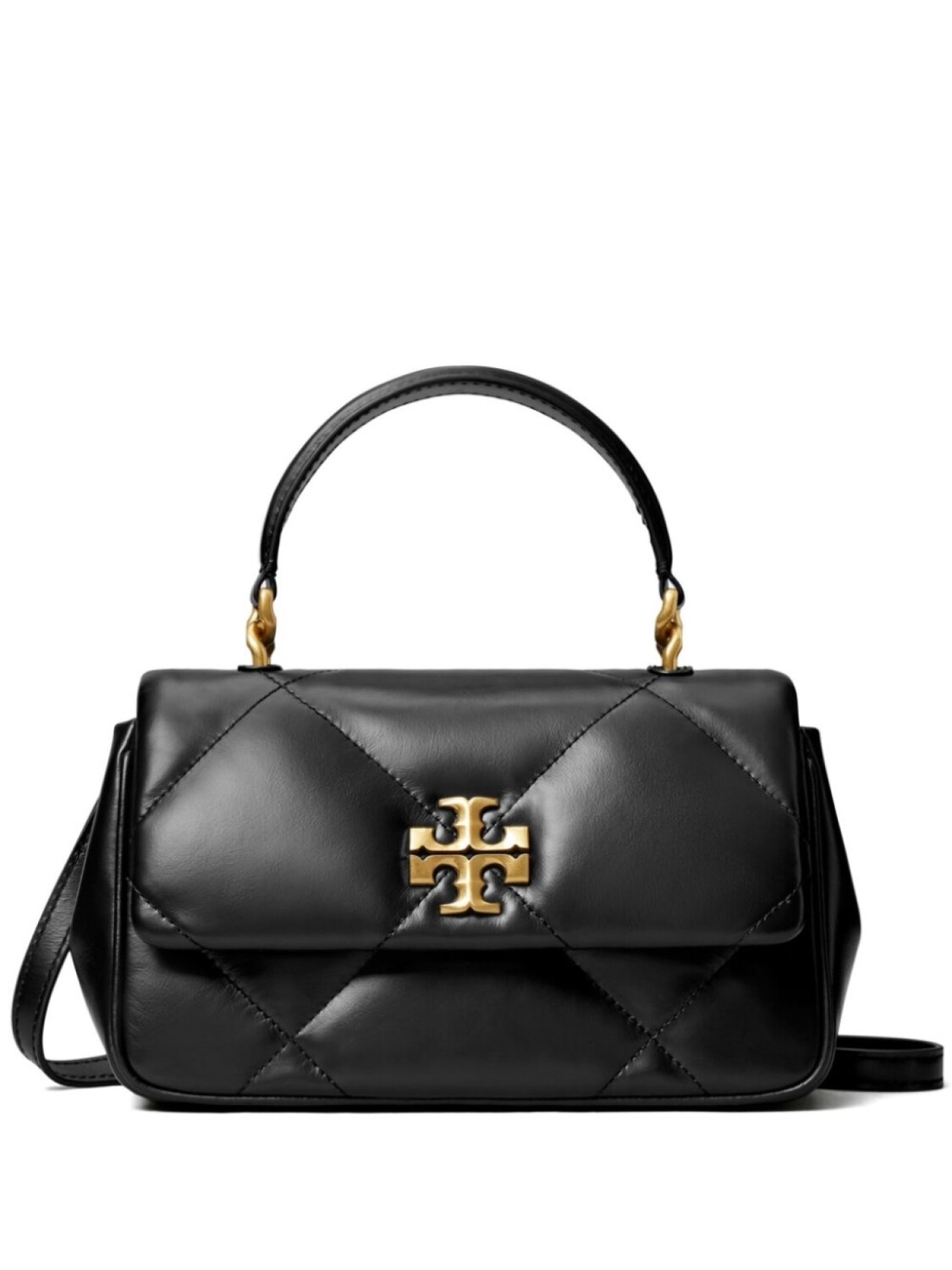 

Tory Burch стеганая сумка-тоут Kira, черный