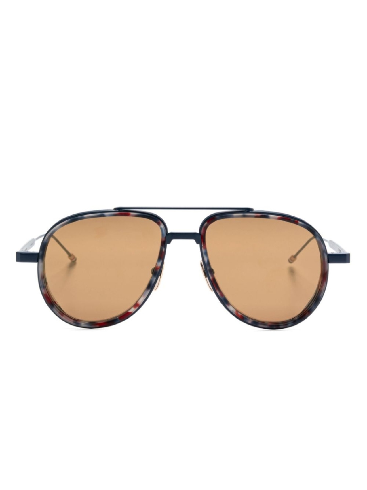 

Солнцезащитные очки-пилоты Thom Browne Eyewear, синий