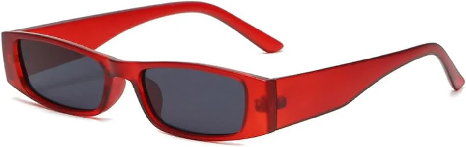 

Ретро-солнцезащитные очки прямоугольной формы для женщин, модные очки с леопардовым принтом и градиентом, солнцезащитные очки UV400 для мужчин HVTVTLA, Matte Red Gray