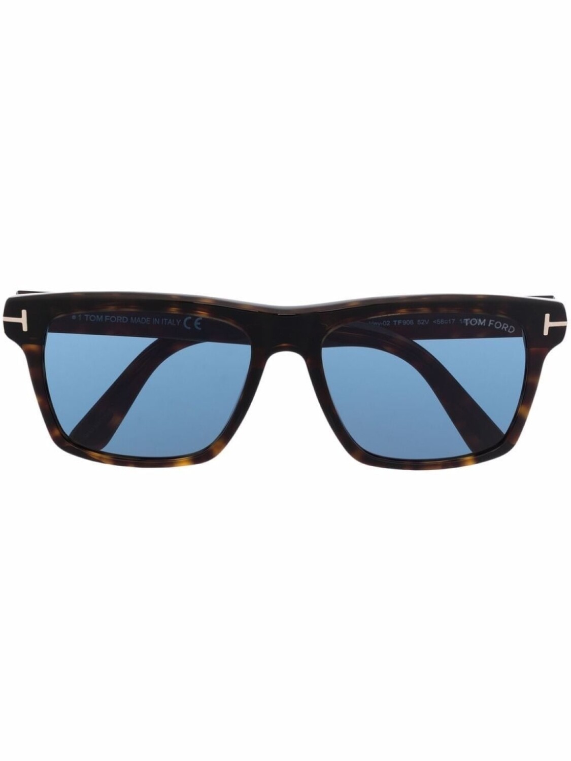

TOM FORD Eyewear солнцезащитные очки в оправе черепаховой расцветки, коричневый