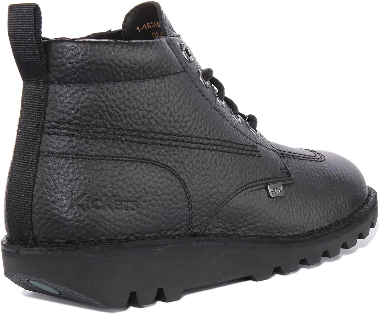 Ботинки Kickers Unisex Kick Hi Tumble из натуральной кожи, черный — фото 3