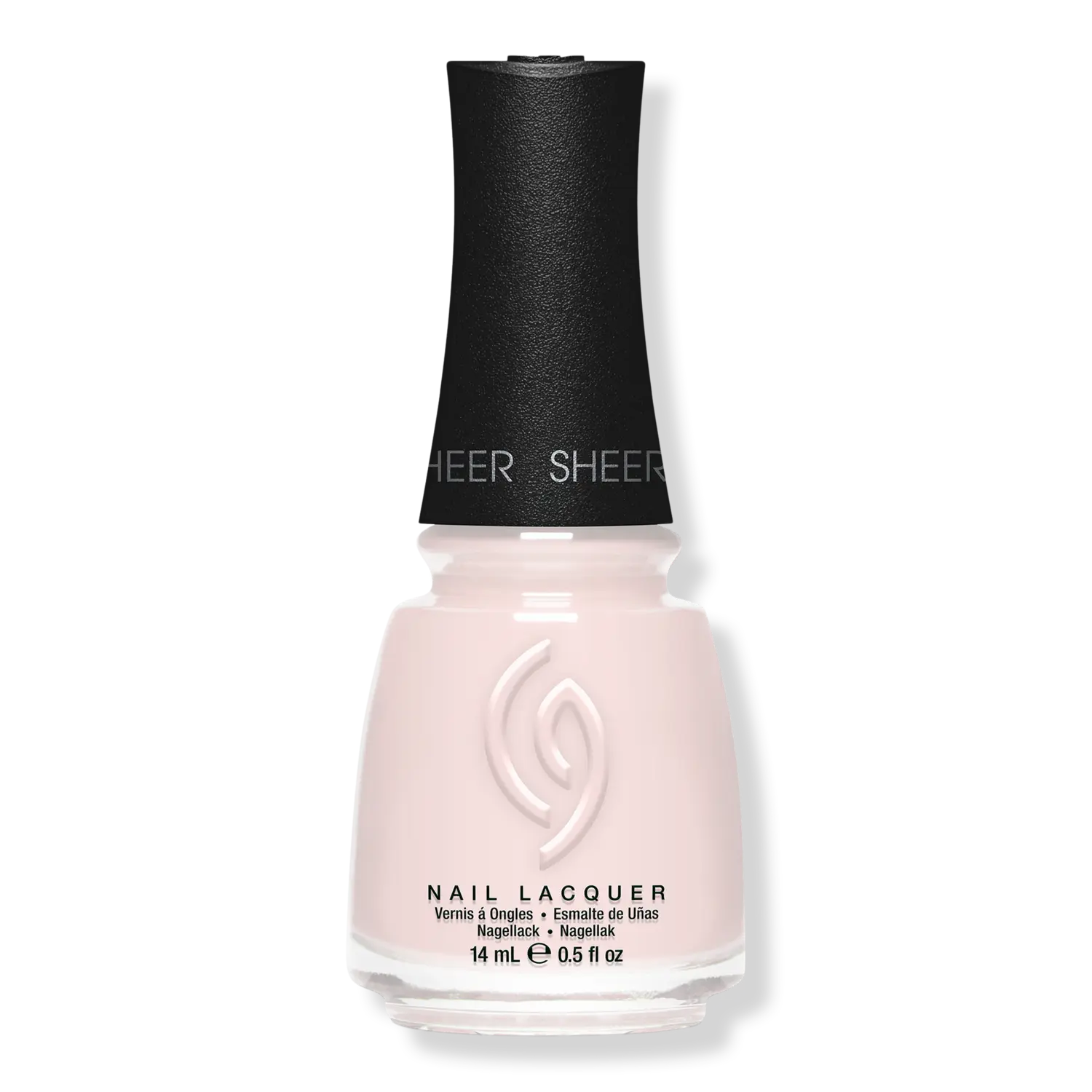 

Лак для ногтей Mega Pigment, полупрозрачный China Glaze, Light As Lace (pale light pink)