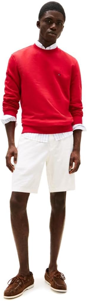 Мужские летние льняные шорты Tommy Hilfiger 10 дюймов свободного кроя, Ivory Silk — фото 3